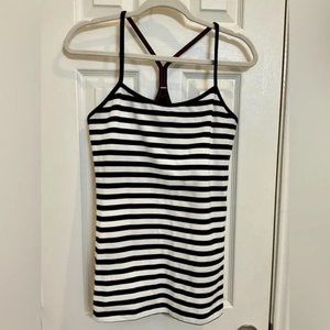 LULULEMON Power Y Racerback Tank Stripe